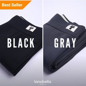 FLEECE LINED LEGGINGS - Grey